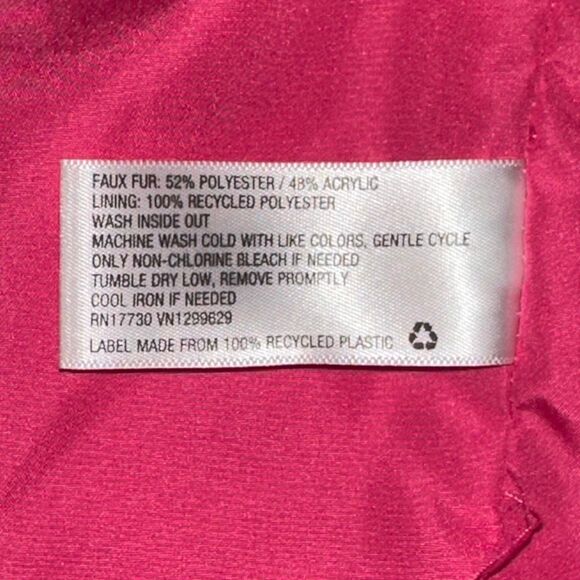 Wild Fable Fusia long faux hair jacket - Picture 4 of 8
